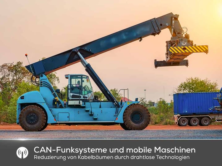CAN BUs und CANopen FUnksysteme für mobile Maschinen - mehr Flexibilität und weniger Kabelbäume mit kabelloser Kommunikation